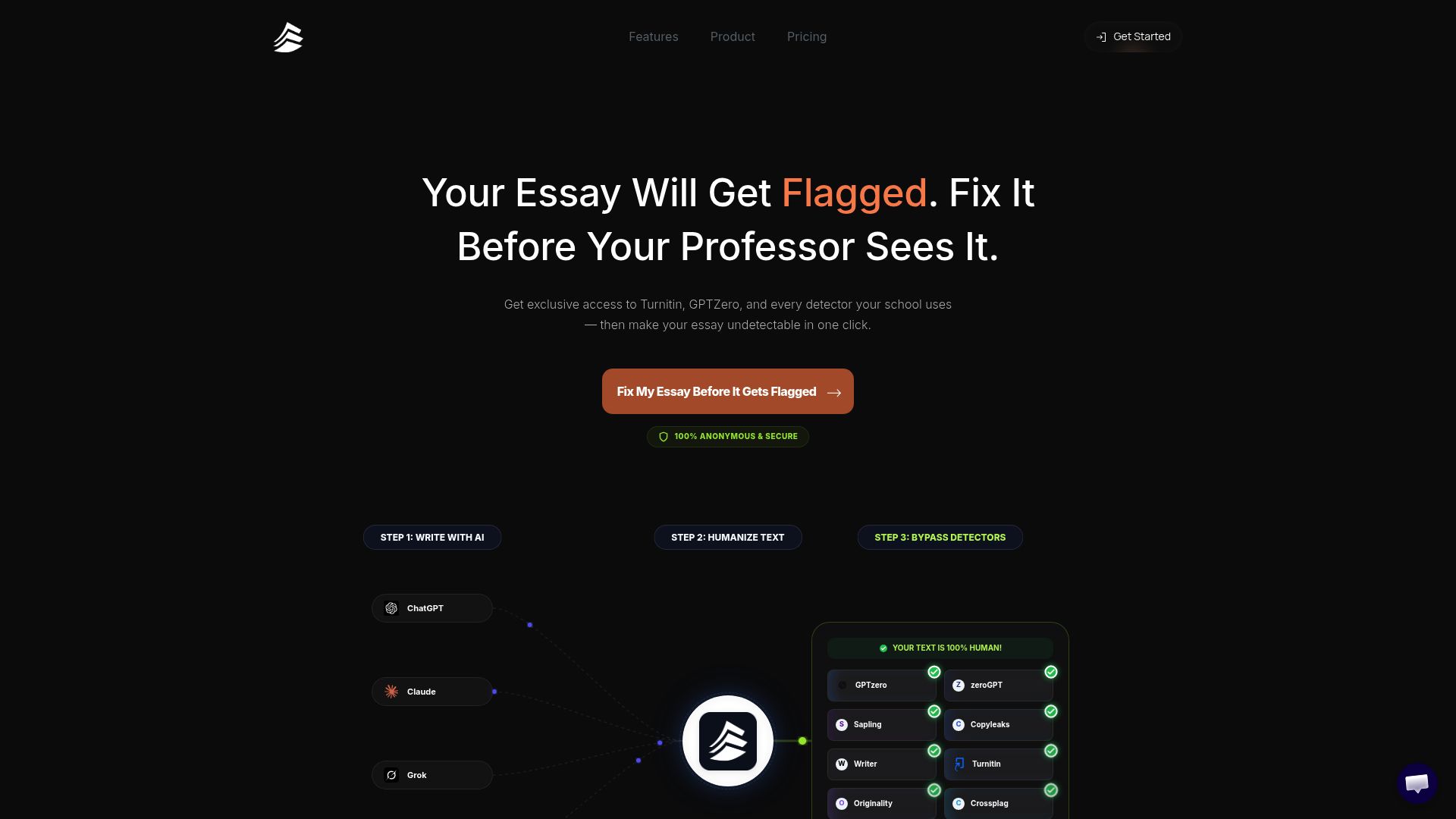 Lunchbreak homepage hero screenshot